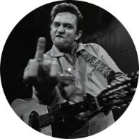 12'' Slipmat - Johnny Cash Finger 